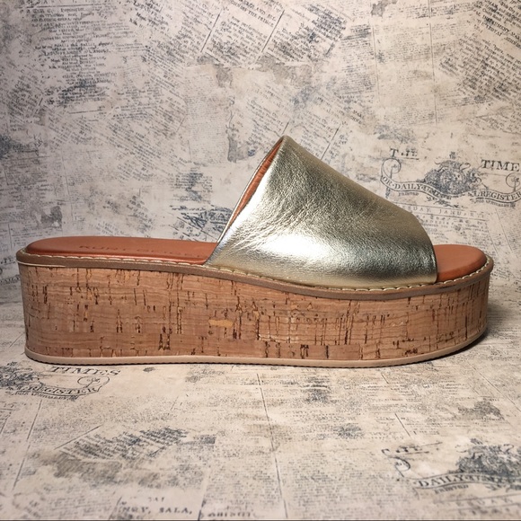 Kurt Geiger | Shoes | Kurt Geiger London Maci Cork Flatform Slides |  Poshmark